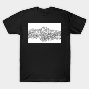 Denali Line Drawing T-Shirt